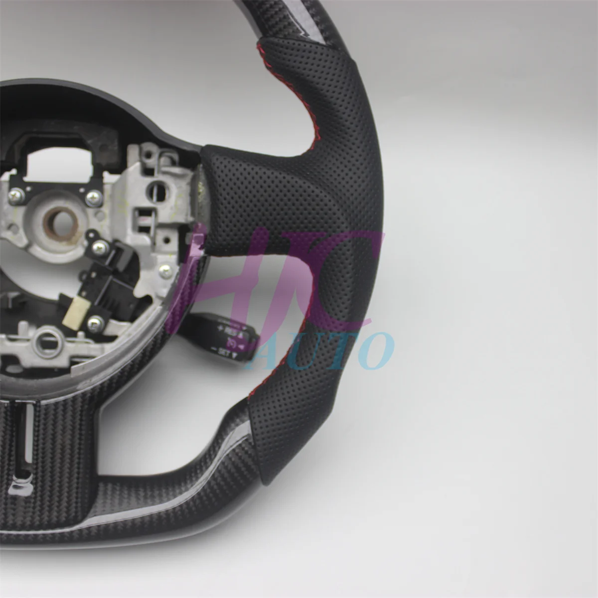 Фото Замена для Subaru BRZ STT STI WRX 2016-2023 Toyota 86, кожаное рулевое колесо из углеродного волокна №3