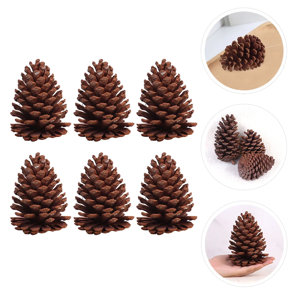 

Real Pine Ball Ornaments Dried Pine Cone Props Eco-friendly Natural Pine Balls Pine Cones for Decoration Christmas Tree