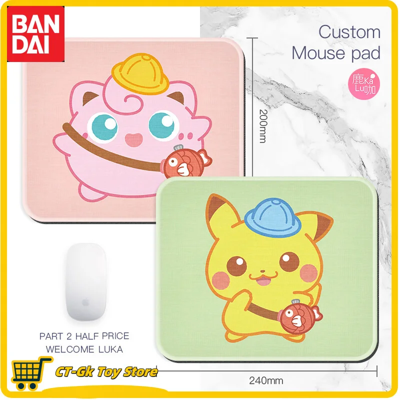 3 мм Аниме фигурки покемона коврик для мыши Пикачу персонаж псика сквиртла 20*24 см