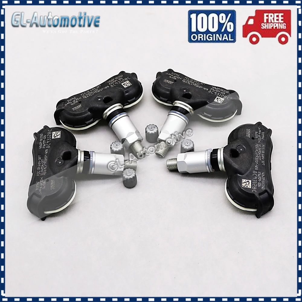 Комплект (4) TPMS 42607-0C050 датчик давления в шинах для Toyota Sequoia Sienna, Tundra Sequoia Sienna 42607-0C070 42607-0C060 0C030 Комплект (4) TPMS 42607-0C050 датчик давления в шинах для Toyota Sequoia Sienna, Tundra Sequoia Sienna 42607-0C070 42607-0C060 0C030