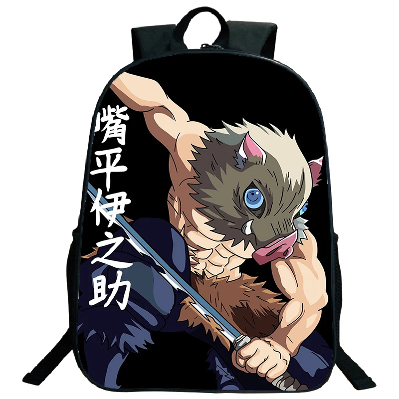

Anime Demon Slayer Inosuke Schoolbag Backpack Teenage Travel Knapsack Large Capacity Kimetsu No Yaiba Backpacks Notebook BookBag