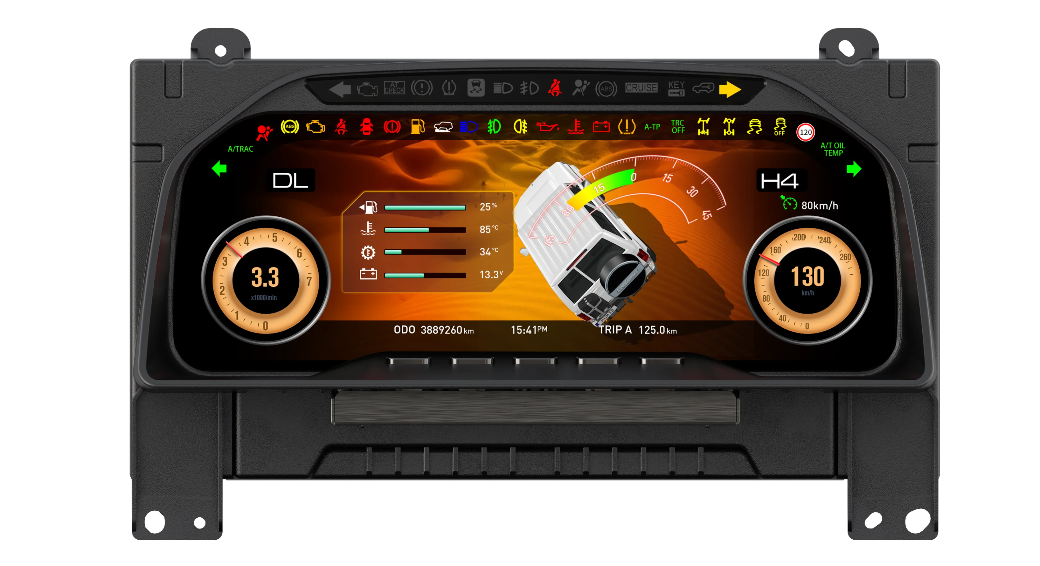 Цифровой кластер для Toyota Land Cruiser 70 71 78 79 LC76 2007-2024 приборная панель виртуальный