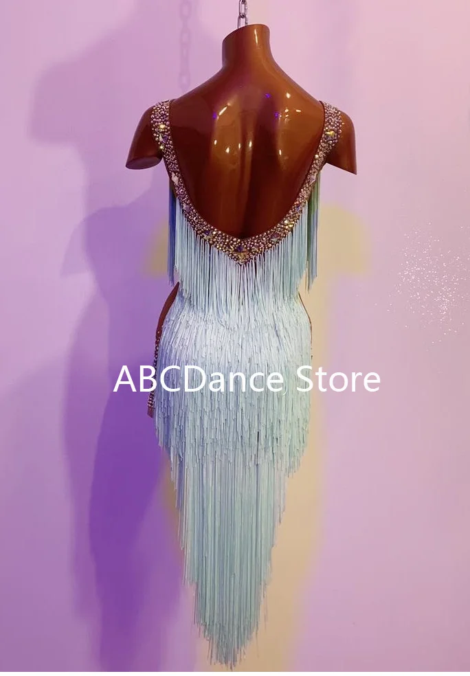 Женское платье для латиноамериканских танцев танцевальное и британских