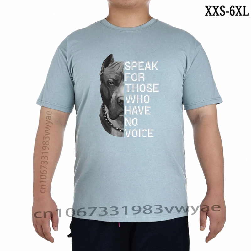 

Футболка Pitbull с надписью «говорить для тех, у кого нет голоса», черная Хлопковая мужская футболка, крутая повседневная мужская футболка, Новая мода