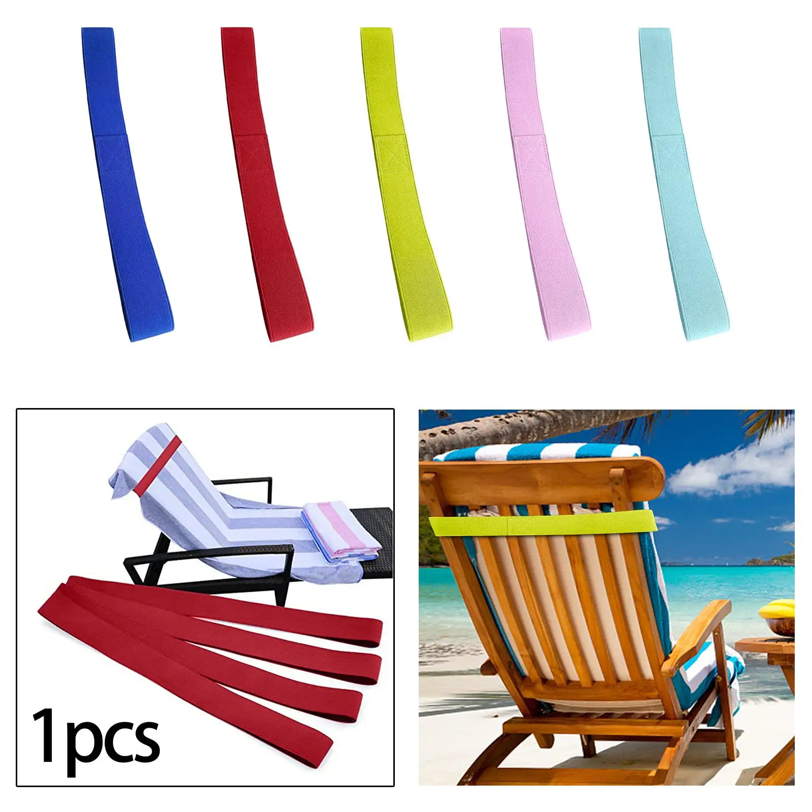 

Повязка для полотенец на пляжное кресло, прочный держатель с фиксированным ремешком, пляжное полотенце, эластичный ремешок, необходимые товары для отпуска