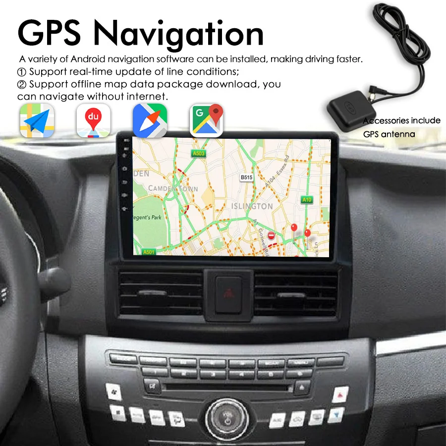 128 ГБ 9-дюймовый сенсорный экран Android 14 для Lifan 720 GPS Стерео Авторадио Автомобильный