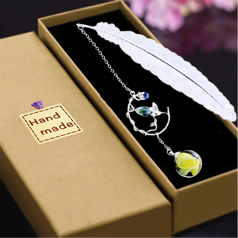 Металлические перьевые закладки для книг детей канцелярские принадлежности