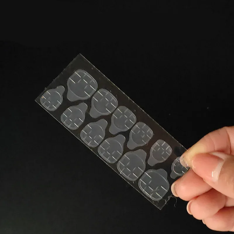 50 листов прозрачного двухстороннего художественного клея для ногтей