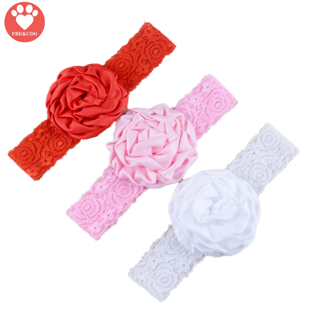 Ful Stretch Lace Lace Hairband Hair Accessories For Baby Girls