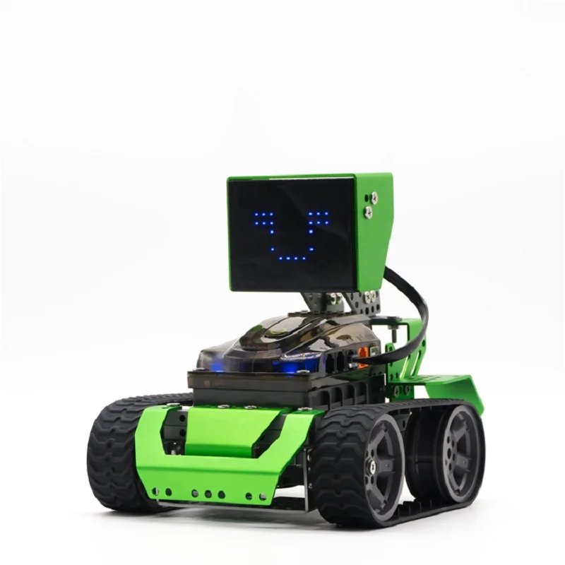 Robobloq روبوت ذكي قابل للبرمجة Qoopers 6 في 1 مع ذراع آلي اردوينو وesp32 مجموعة اللوحة الأم التي تسيطر عليها لأطفال المدارس