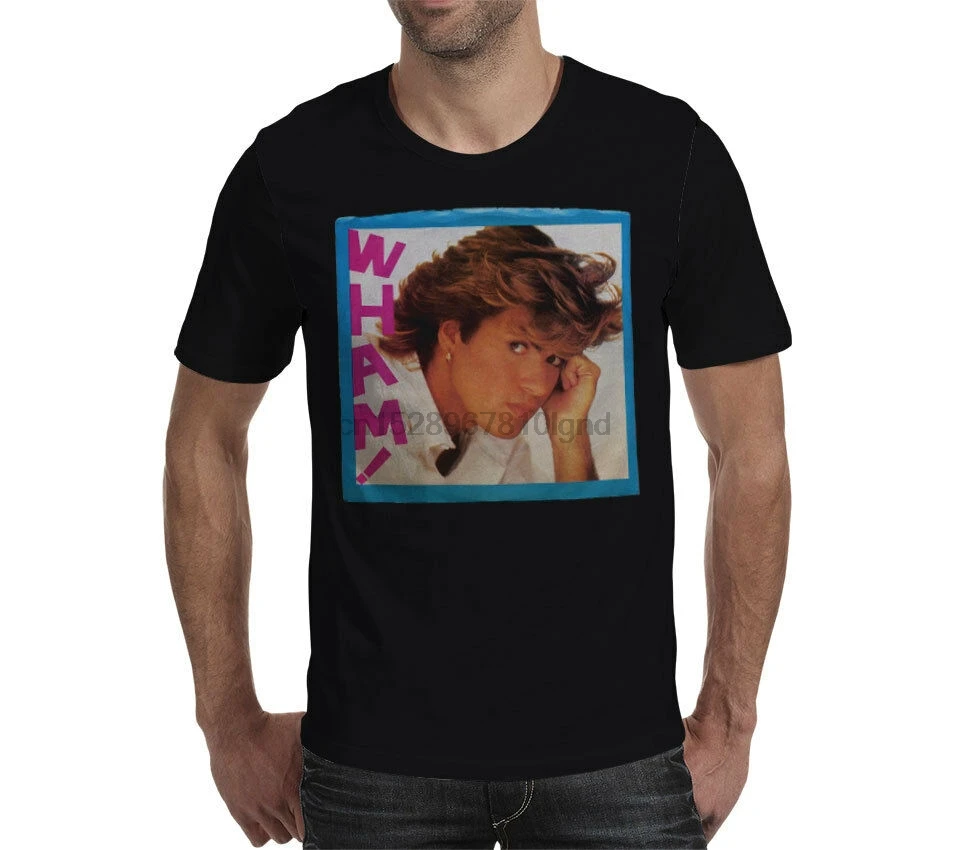 Джордж Майкл Хэм! Ретро-футболка с неосторожным шепотом 80-х годов унисекс