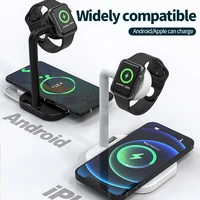 watch charging holder stand docking station for apple watch 7 6 5 4 3 2 se wireless charge for iphone 13 12 11 8 samsung s21 s20