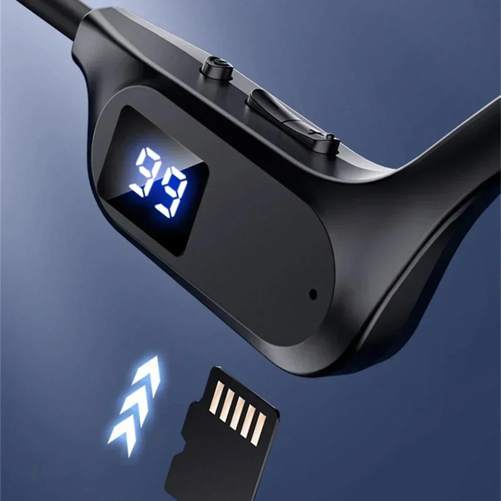 Беспроводные наушники Bluetooth с костной проводимостью задержкой и шумоподавлением