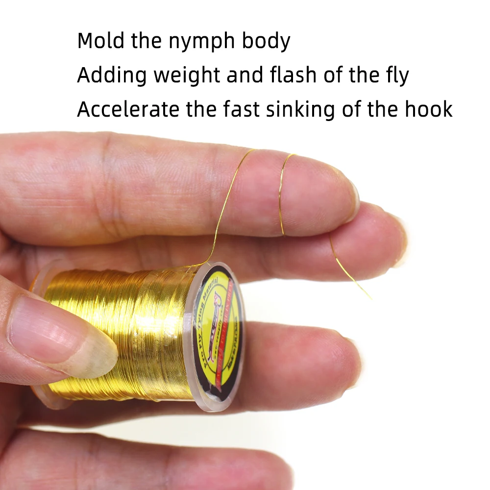 Медная Проволока 0 2 Мм Для Тонкого Завязывания Мушек Ловли Форели И Окуня