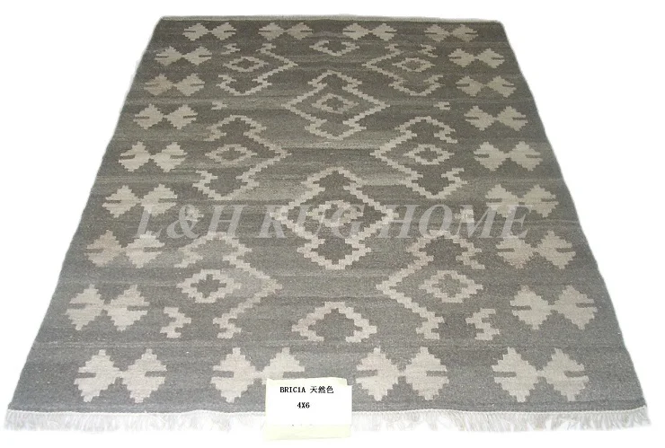 

Free shipping 2.3'X6' kilim carpets,hand knotted woolen carpets, Pakistan Turkey style rug.Natural color kilim rug