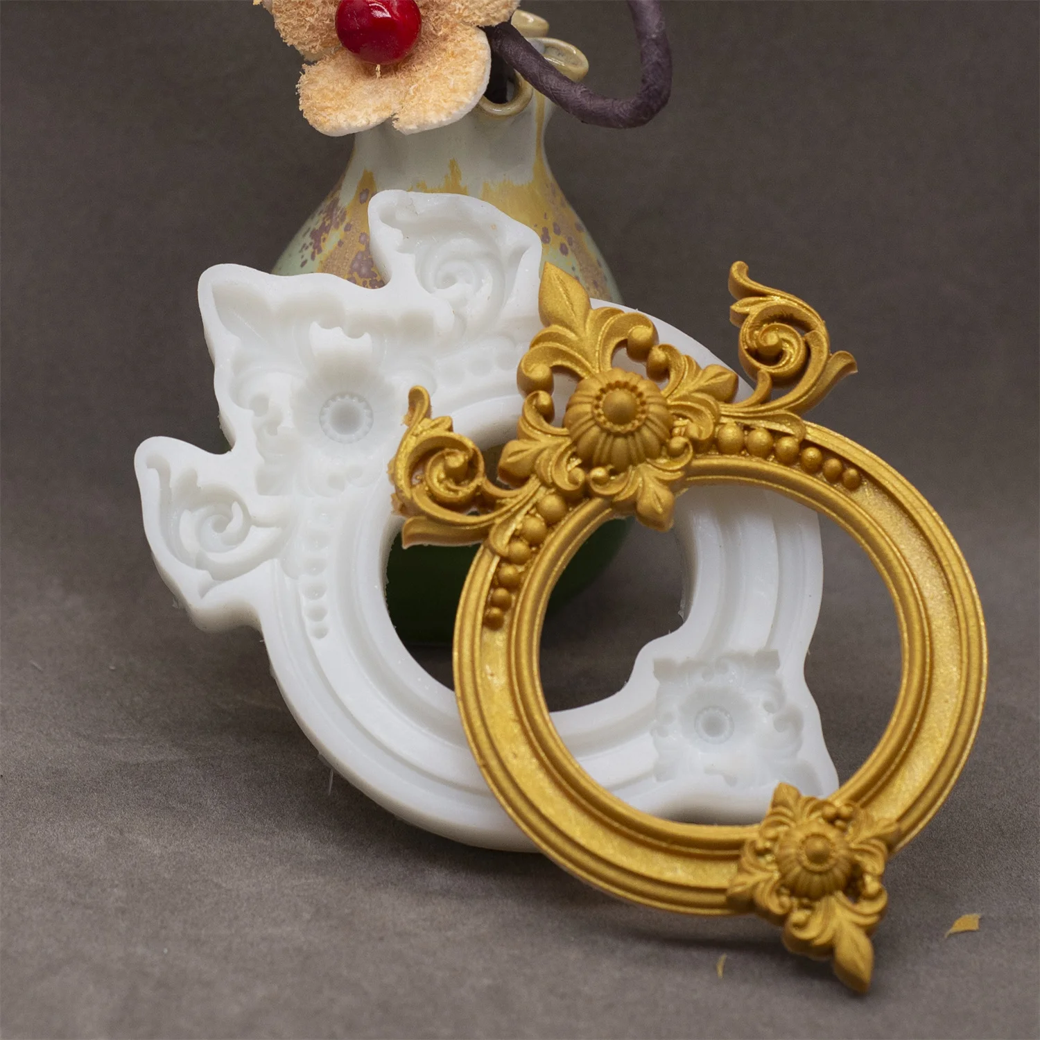 

Photo Frame Resin Kitchen Baking Accessories Silicone Fondant Molds Cake Decorating Tools Pastry