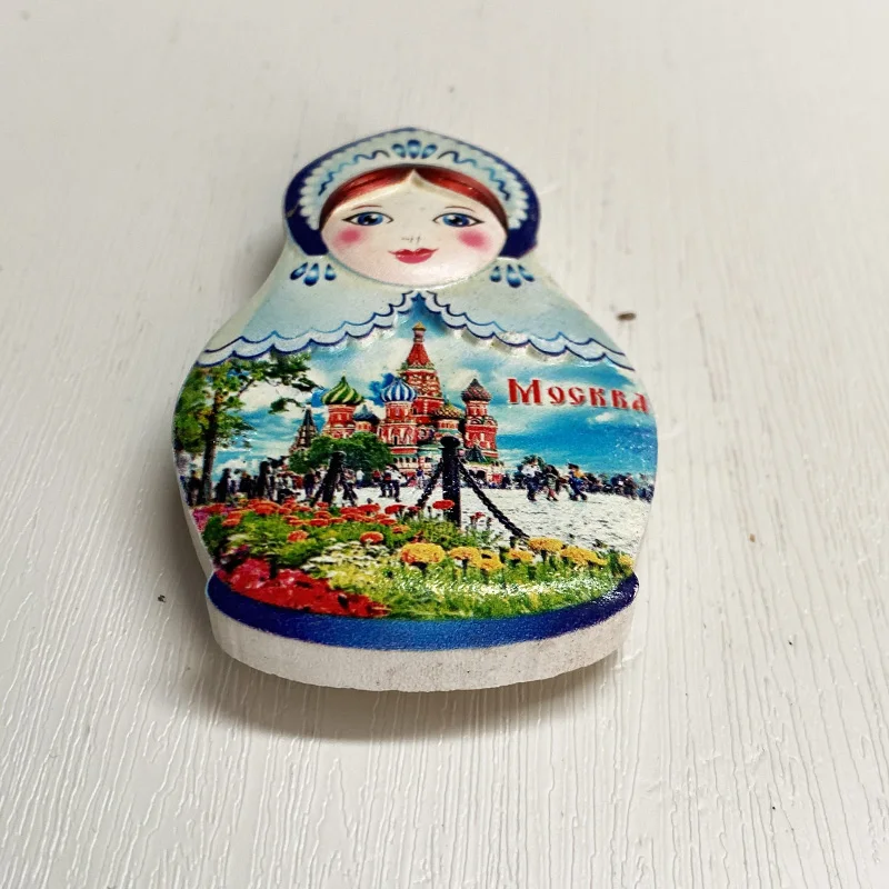 Московский магнит для холодильника 3D туристические сувениры магнитные