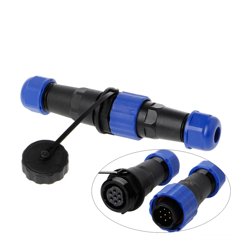 Фото Водонепроницаемый авиационный штекер, IP68 SP16 3pin/4pin/5pin/6Pin/7pin/9pin №2