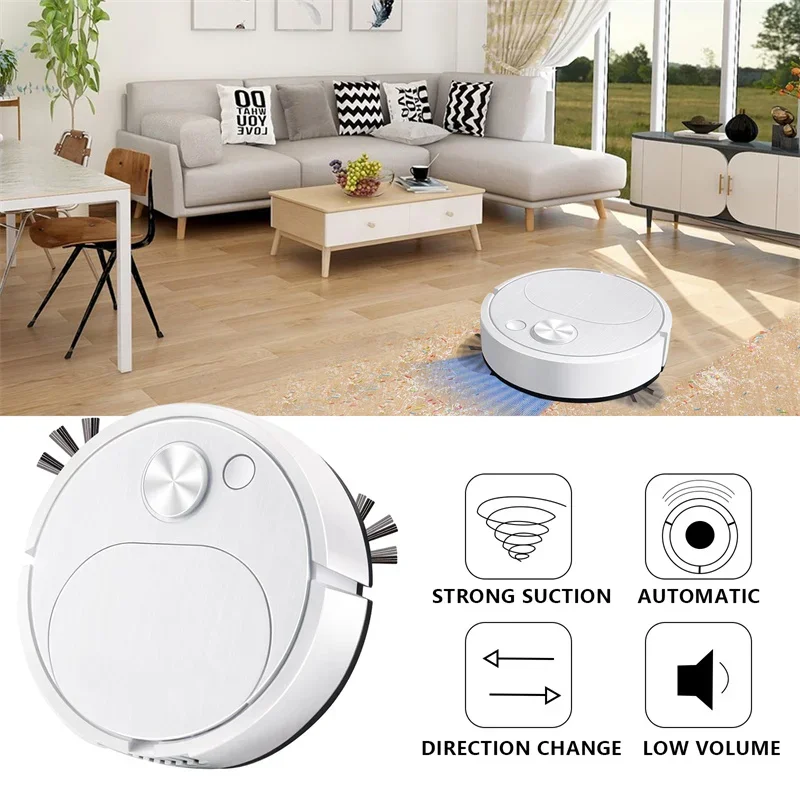

Household 1pcs Cleaner Intelligent Technology Vacuum Cleaning Robot Suck Machine Sweep Automatic Drag Sweeping Charging Mini