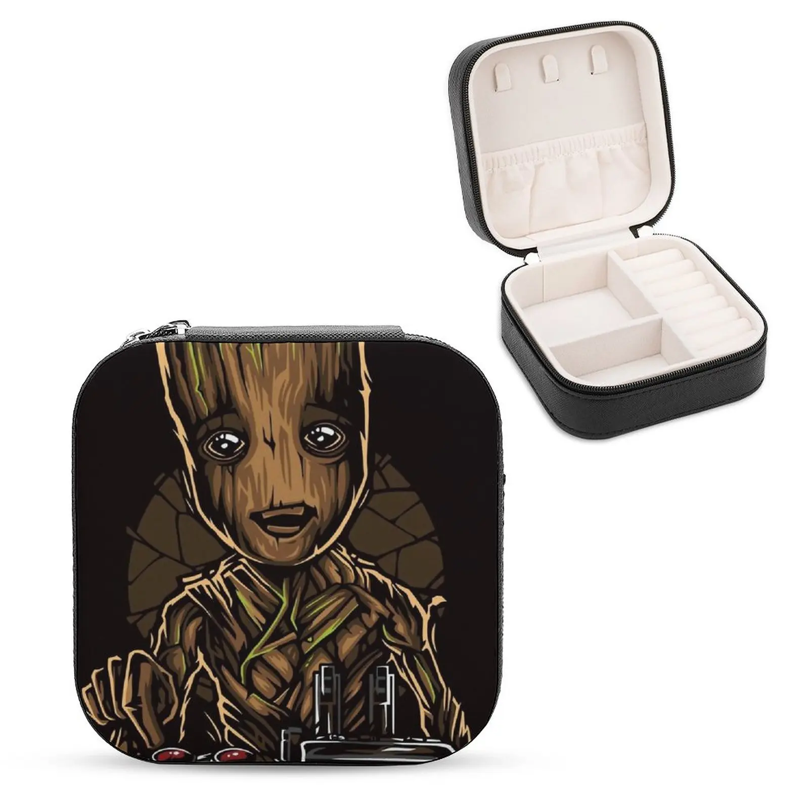 Коробка для хранения ювелирных изделий из комиксов портативный кожаный бокс