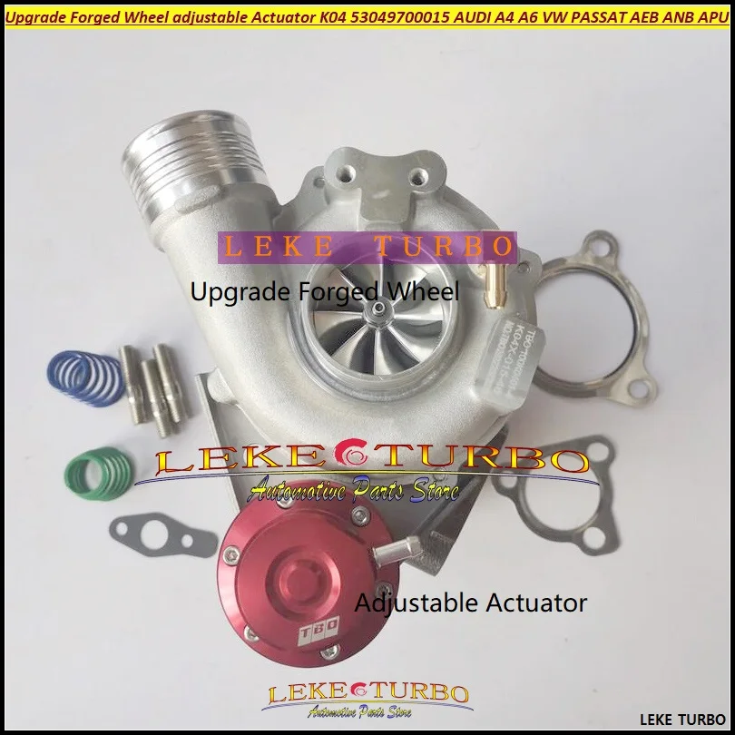 XXX Turbo Upgrade Кованое колесо 46 мм Регулируемый привод K04 53049880015 53049700015 Для AUDI A4 A6 VW PASSAT