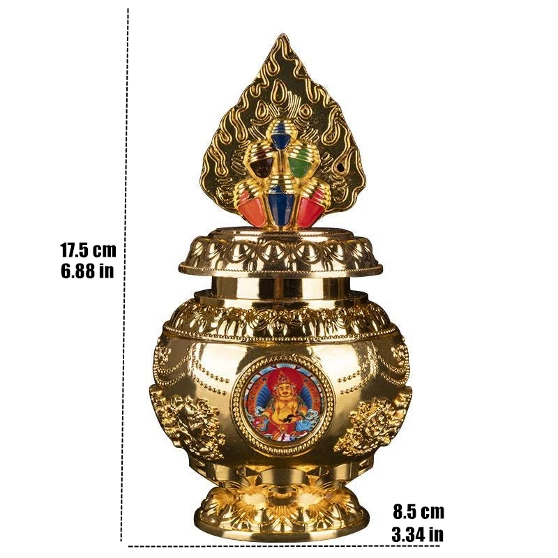 

Буддийская бутылка Мани из цинкового сплава