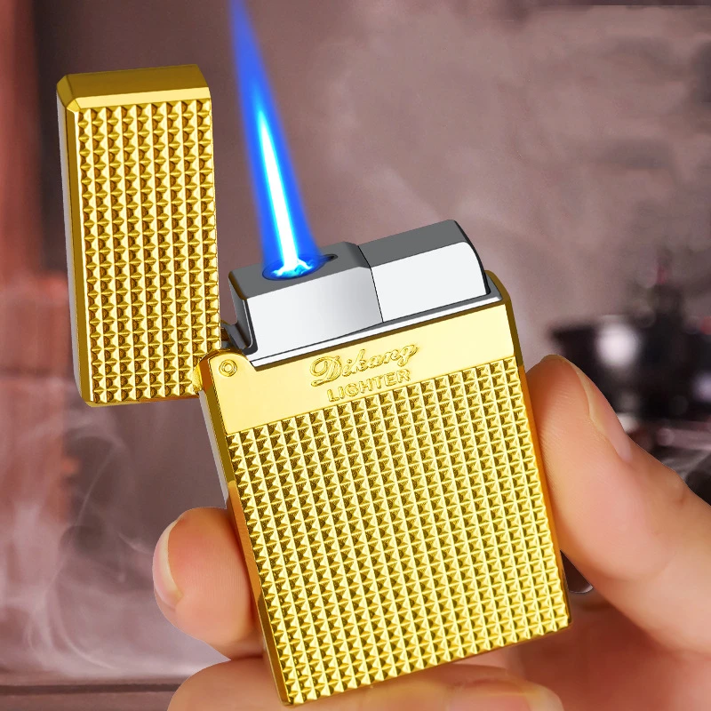 Новинка косая табачная трубка кремневая зажигалка звуковая ветрозащитная