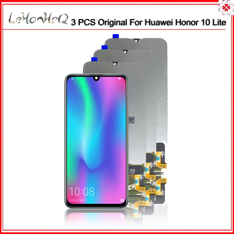 

Высококачественный ЖК-дисплей для HUAWEI Honor 10i, сенсорный экран для Honor 10 lite, сменный ЖК-дисплей, 3 шт./лот