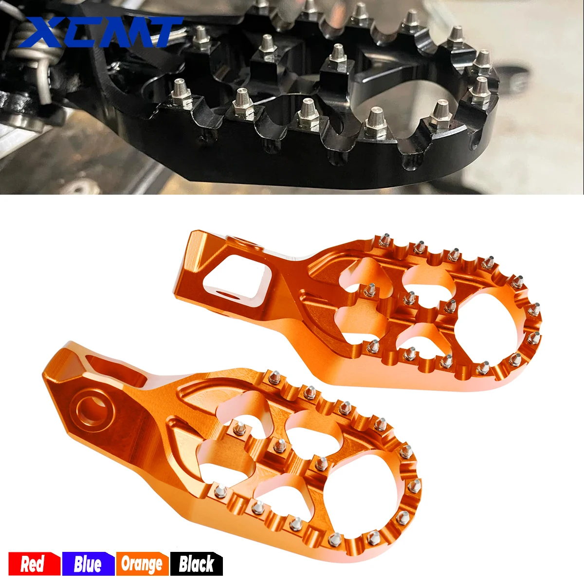 Кованые подножки для мотоцикла 57 мм KTM 2024 EXC300 EXC EXCF XCW 125 250 300 350 450 500 SX SXF XC XCF 2023-2024
