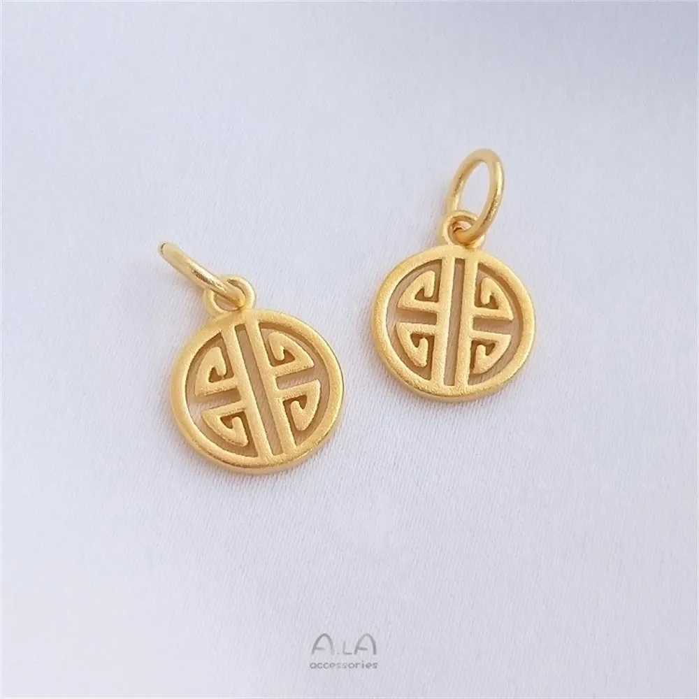 Вьетнамский золотой россыпь небольшой кулон браслет сделай сам антикварное