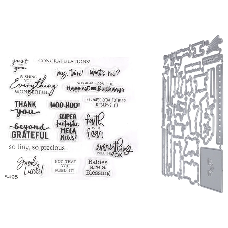 

DIY Scrapbooking Stamping Stamps Arts Stamps And Dies For Card Making Metal Cutting Dies (5495)