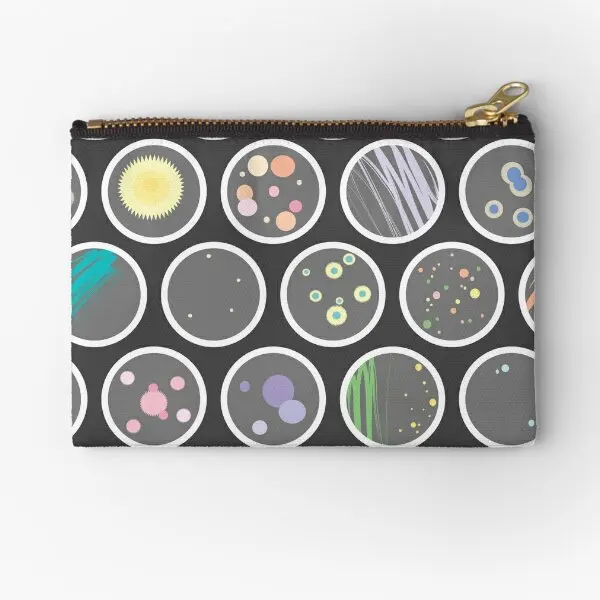 

Petri Dishes Zipper Pouches Bag Pocket Socks Storage Wallet Panties Pure Cosmetic Key Women Packaging Money Small Underwear