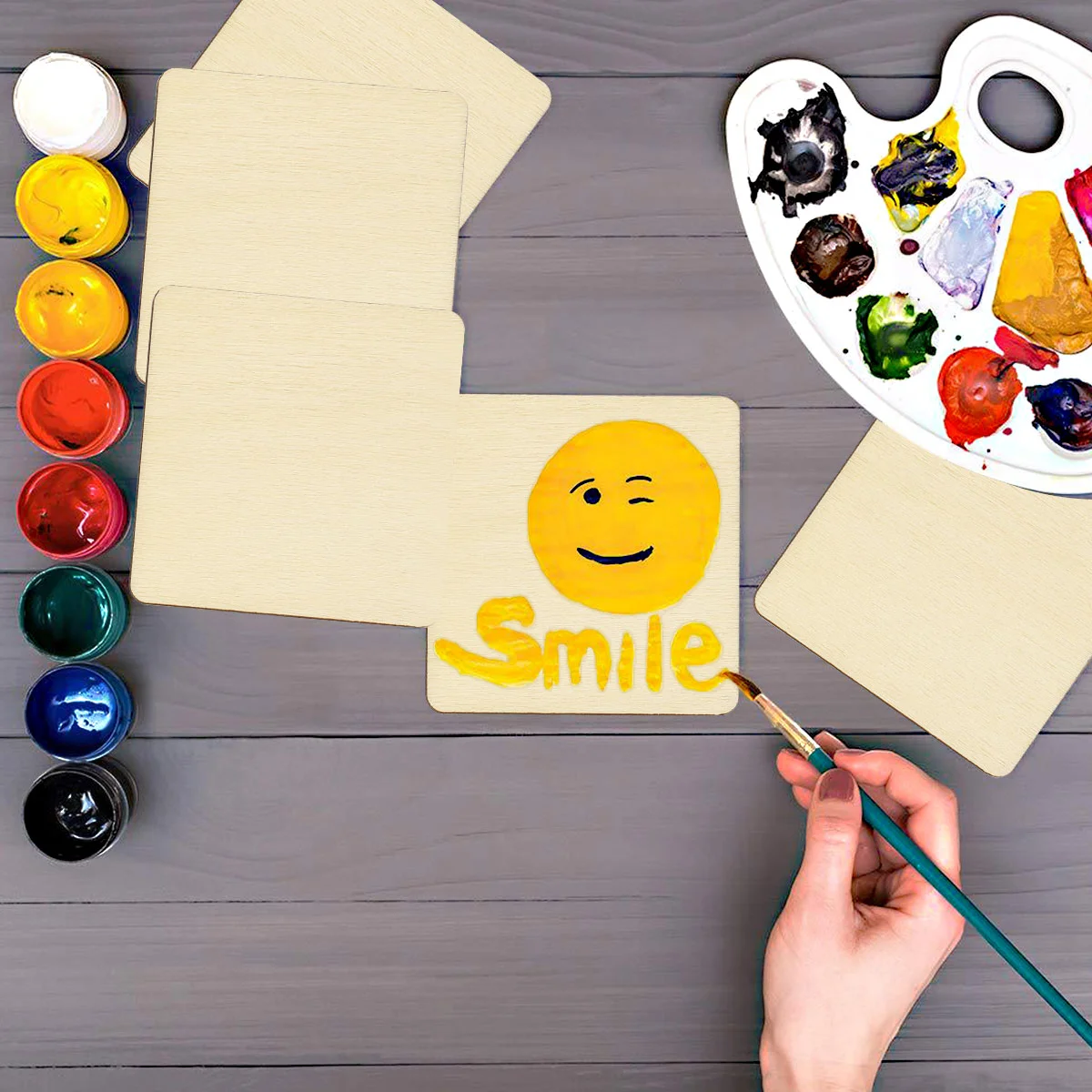 Настольные коврики Подставка для чашек Простые квадратные подставки Круглые