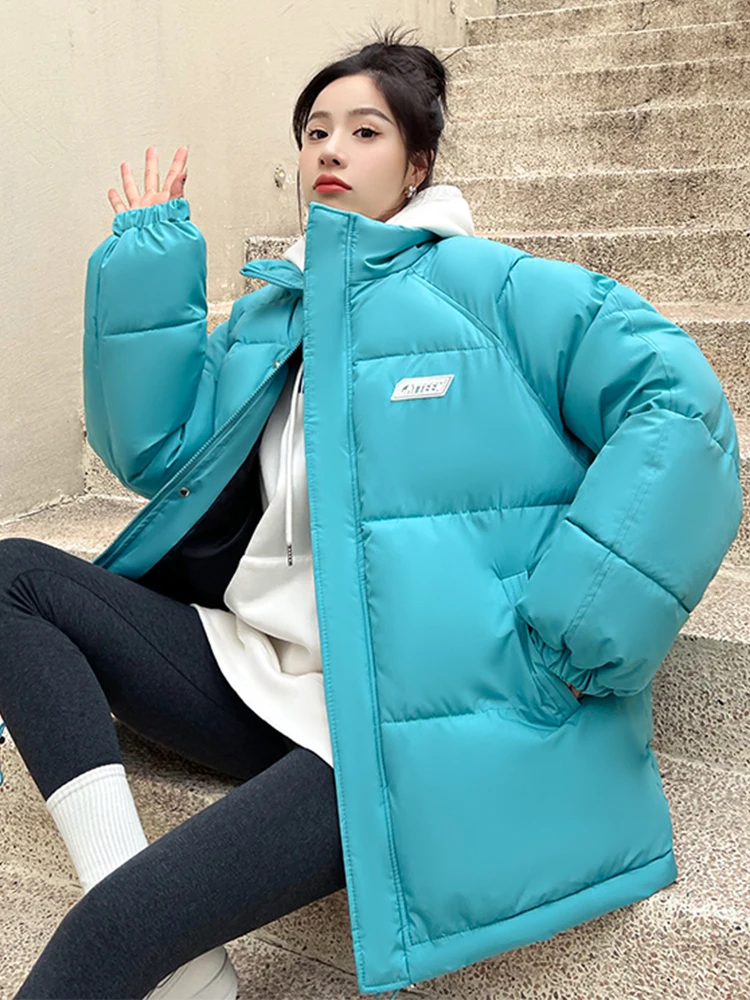 Winter Women Jacket Parkas Coat New Sports Style Thick Warm padded Coat Female Winter Outwear loose Jacket parkas