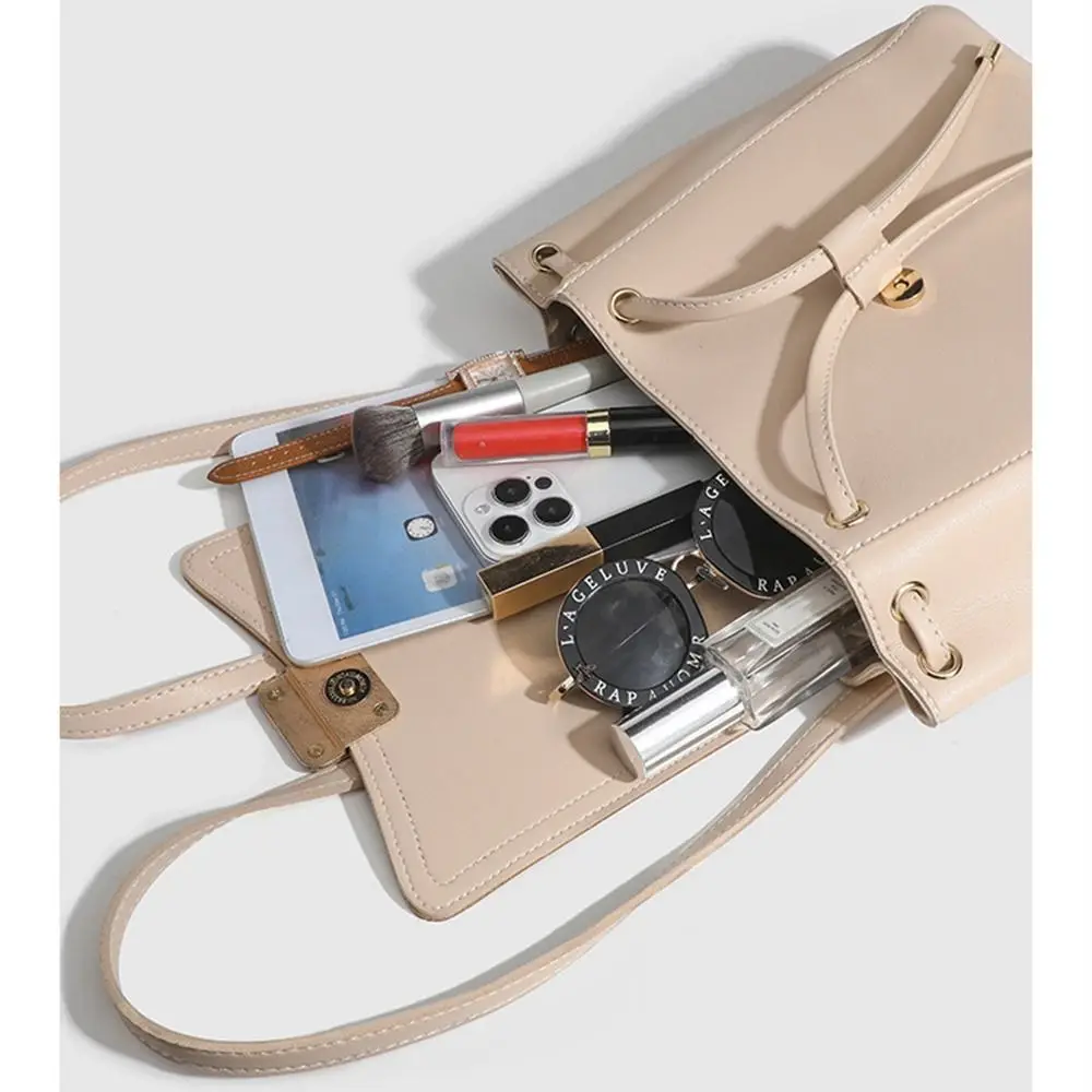 Повседневные сумки на плечо контрастных цветов вместительные школьные портфели