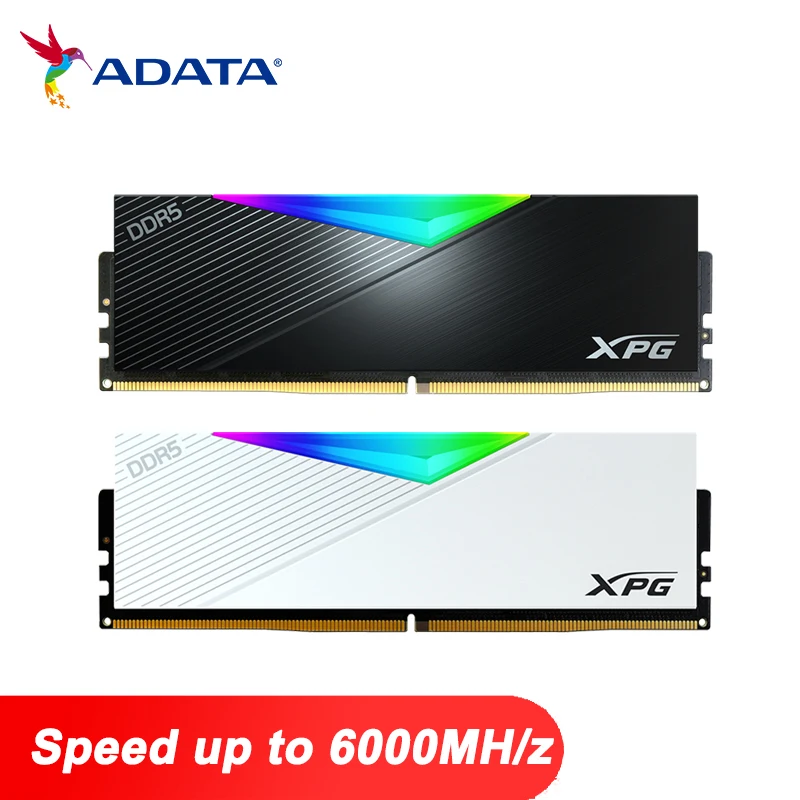 

ADATA XPG LANCER RGB DDR5 RAM 32GB PC4 5200Mhz 6000Mhz U DIMM 288pin for Computer PC Desktop Memory 32G CL 38/40 ram ddr5