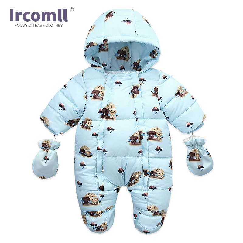 Ircomll Brand Newborn Baby Boy Girl Clothes Long Sleeve Warn Winter & Autumn Cartoon Printed Infant Bodysuit for Newborns
