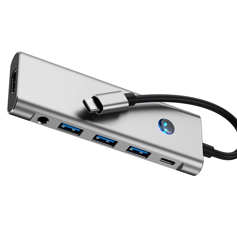 Концентратор 9 в 1 адаптер USB TYPEC TO HD док-станция HD-конвертер 4K 60 Гц