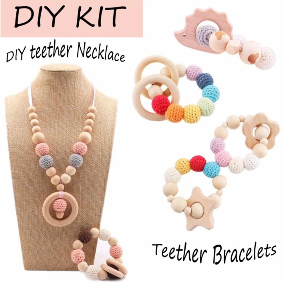 1/5 шт. цепочка-пустышка из натурального бука