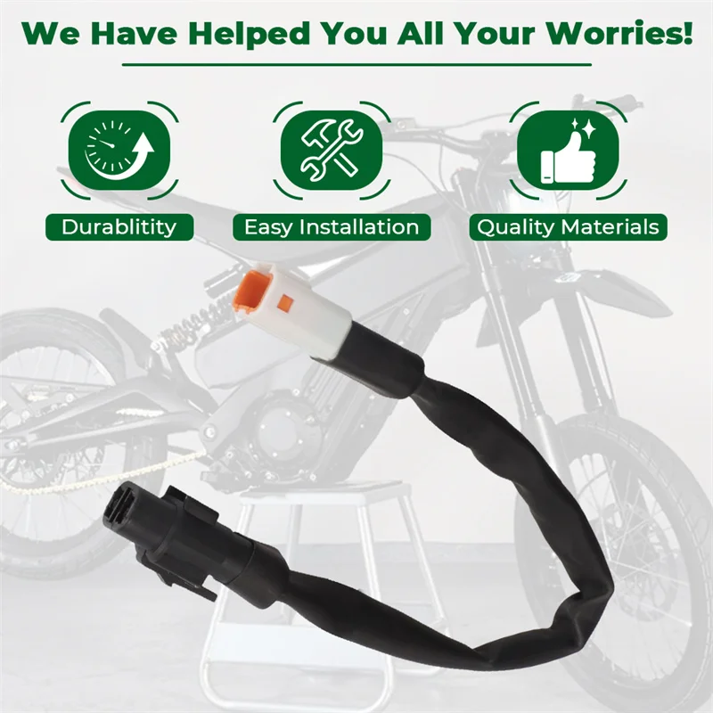 

Идеально подходит для обновления фар Talaria XXX E, велосипед для Talaria X3, адаптер для передней фары, проводка LBX, переключатель слуха