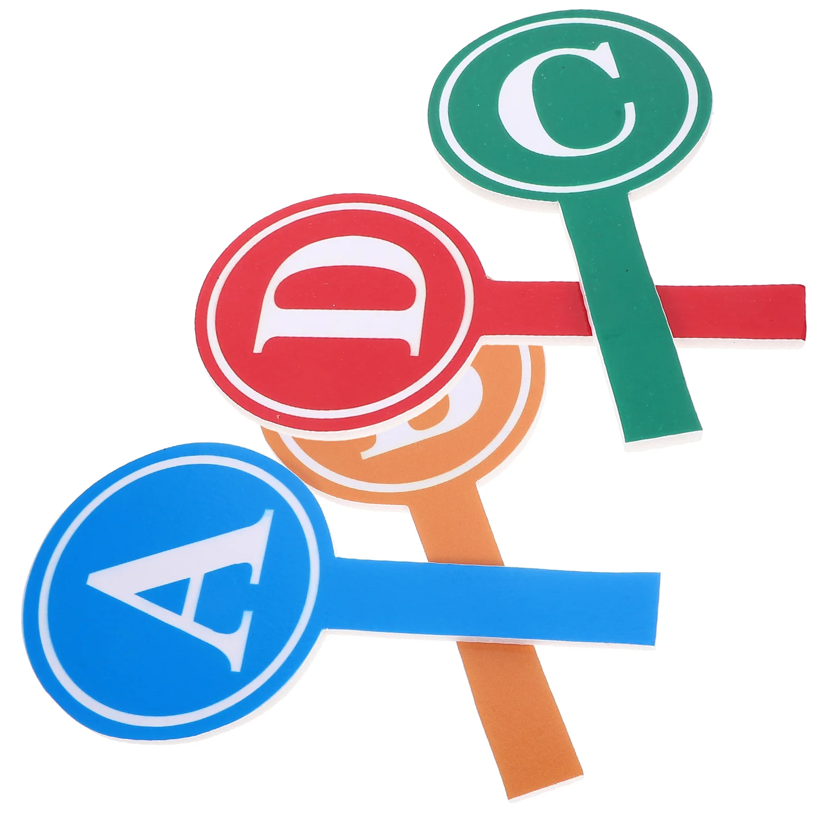 

4 Pcs Dry Erase Paddle Boards Auctions Paddles Whiteboard Handheld Foam Poster Erasable Student Mini