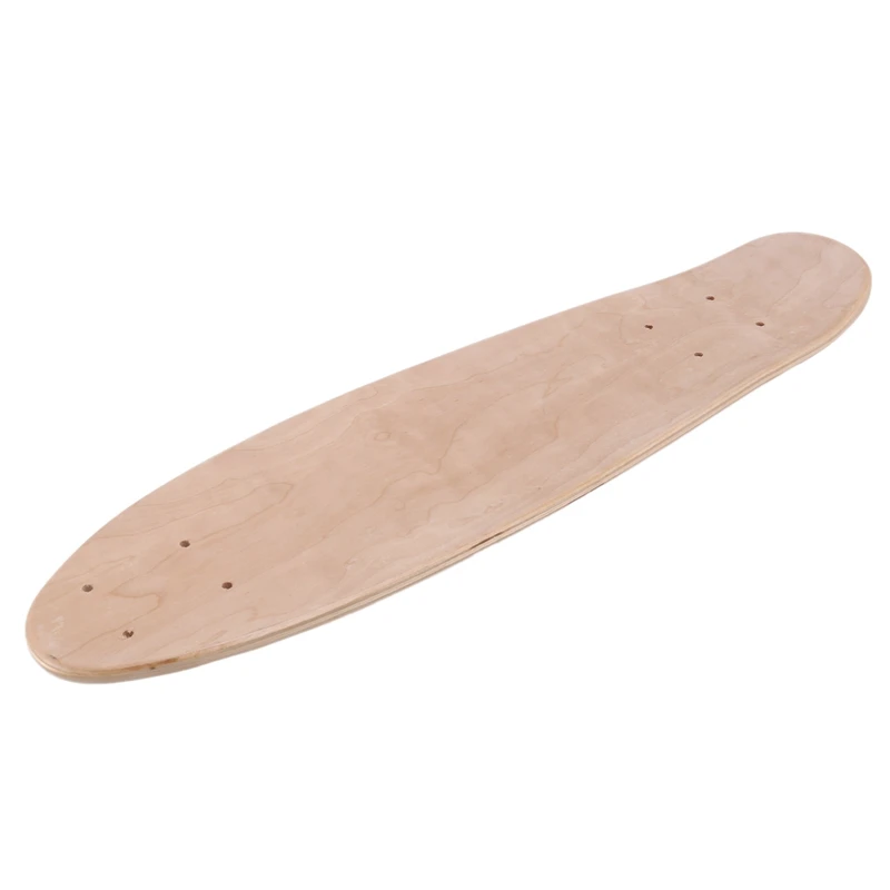 Deck Natural 55.5x15cm Maple Banana Sliding Cruising Skating