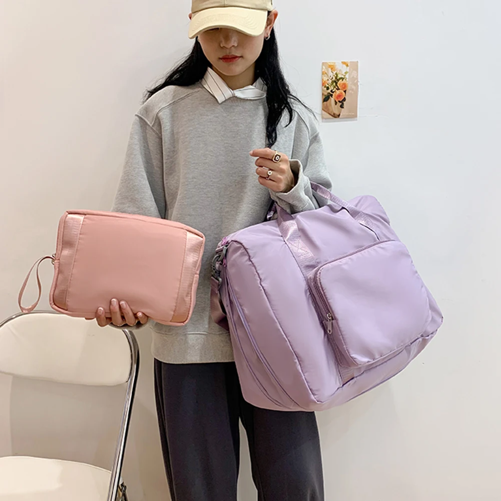 

Складные сумки для йоги, водонепроницаемая вместительная сумка через плечо для сухого и влажного спорта