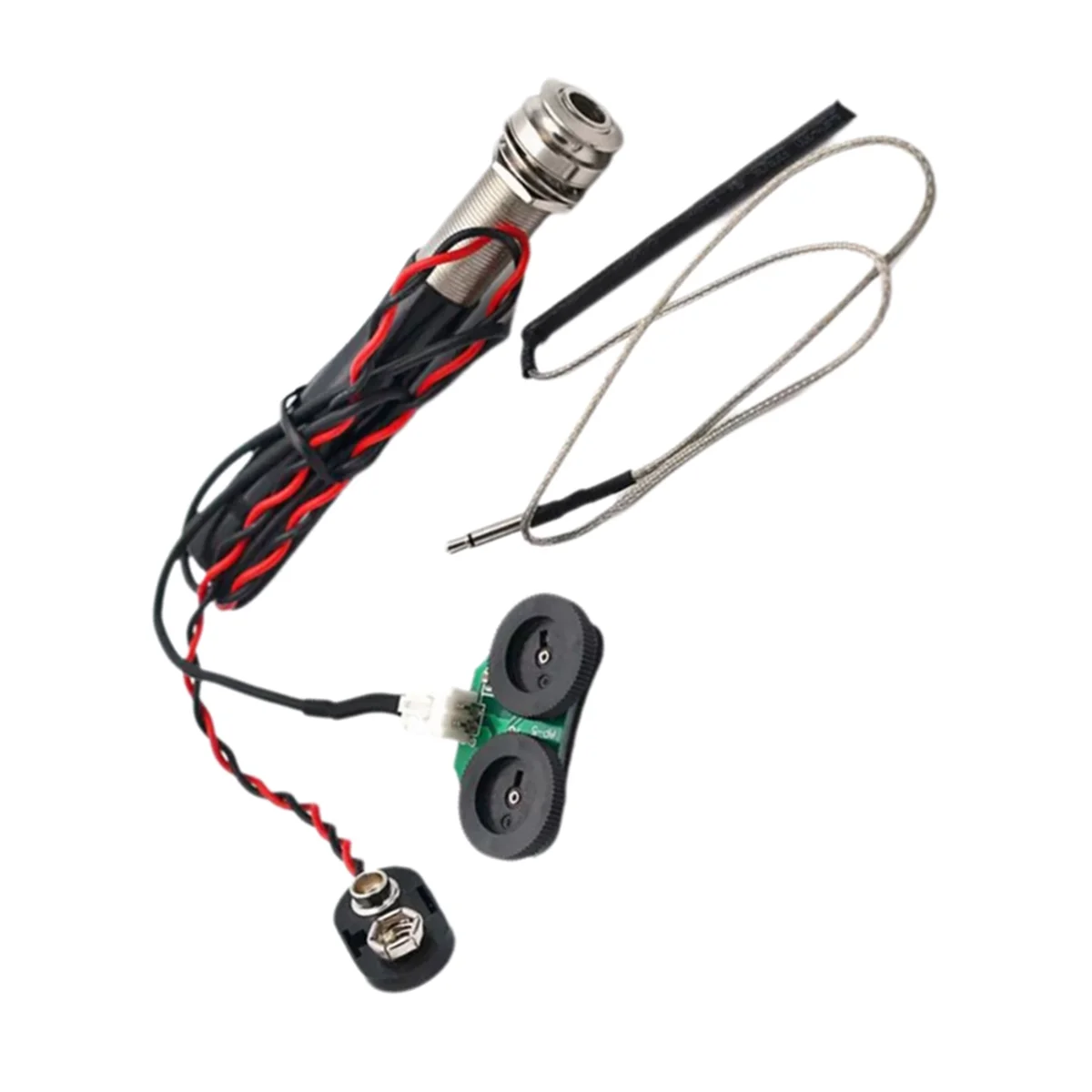 *AIMA Active Endpin Jack Preamp Комплект пьезозвукоснимателей Регулировка громкости и тона для деталей акустической классической гитары (art.: 3920d2d6ee23e) - 3920d2d6ee23e