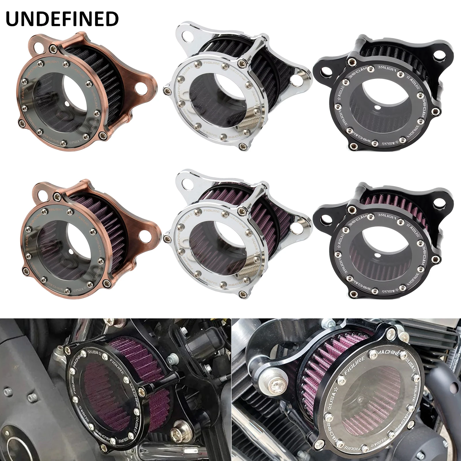 

Motorcycle Air Filter For Harley Sportster XL883 1200 Iron 883 Seventy-Two Forty Eight 1991-2022 Air Cleaner Intake System Kits