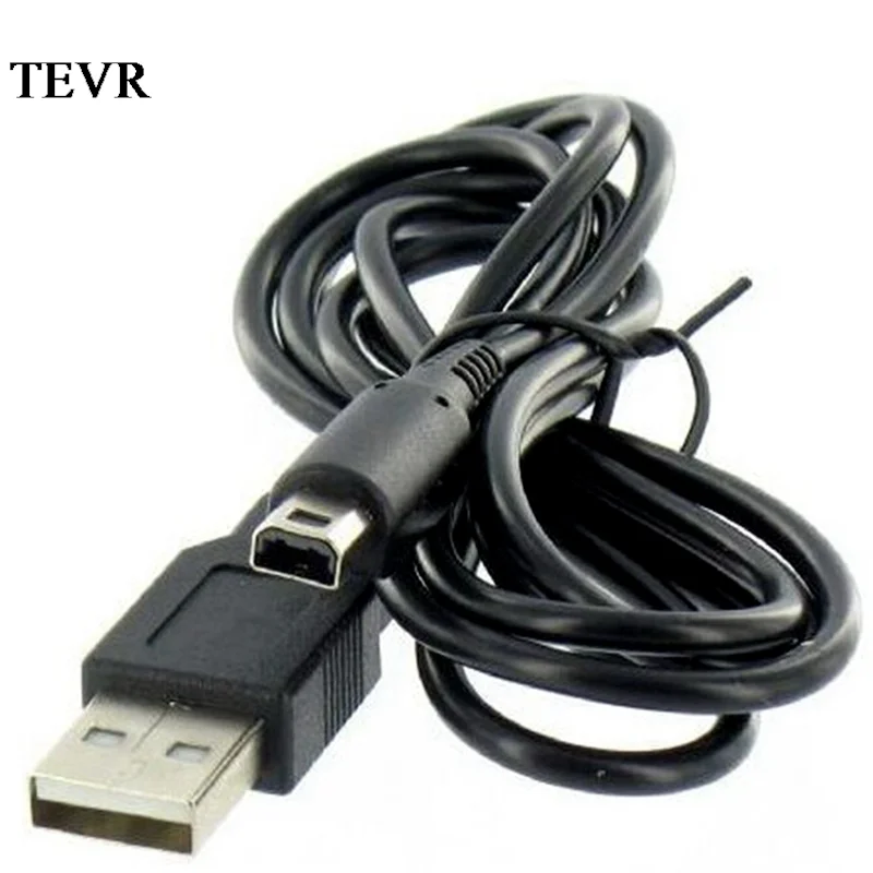 

1.2m Game Power Line USB Charger Data Cable USB Power Charger Cord Charging Cable for Nintendo 3DS DSi NDSI XL Black