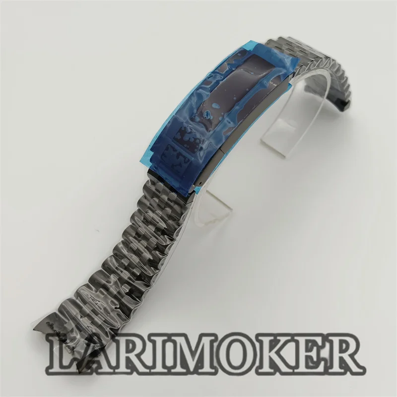 MOKER 904L Jubilee Middle Gold Two Tone Wrist Watch Strap Bracelet Solid Screw Links Curved End 20mm Band Accessory