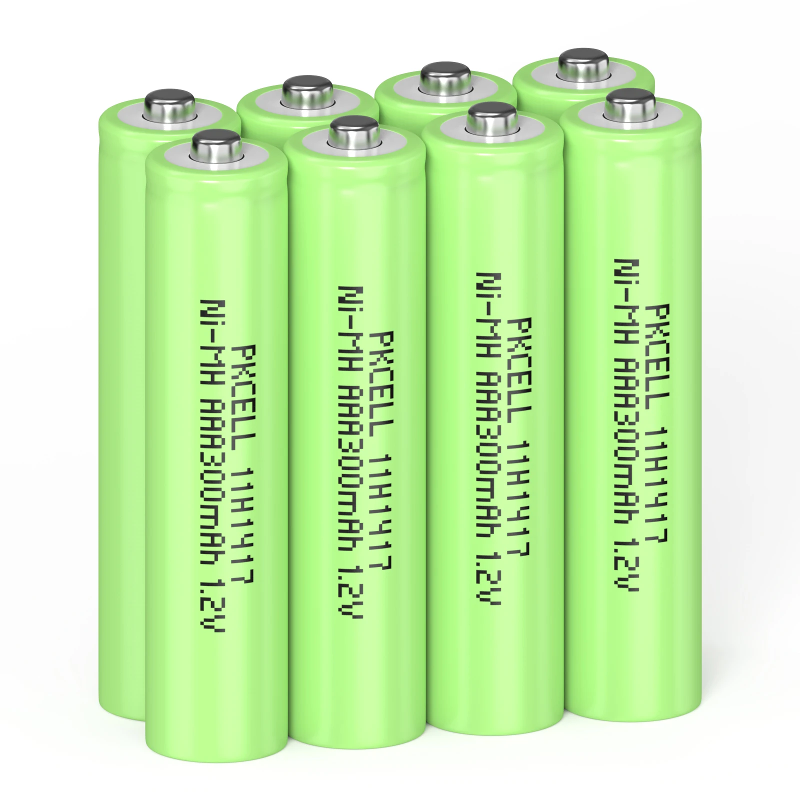 4/8/20PC PKCELL 300mah AAA батарея 1.2v nimh aaa перезаряжаемые батареи промышленность Кнопка сверху для солнечного света
