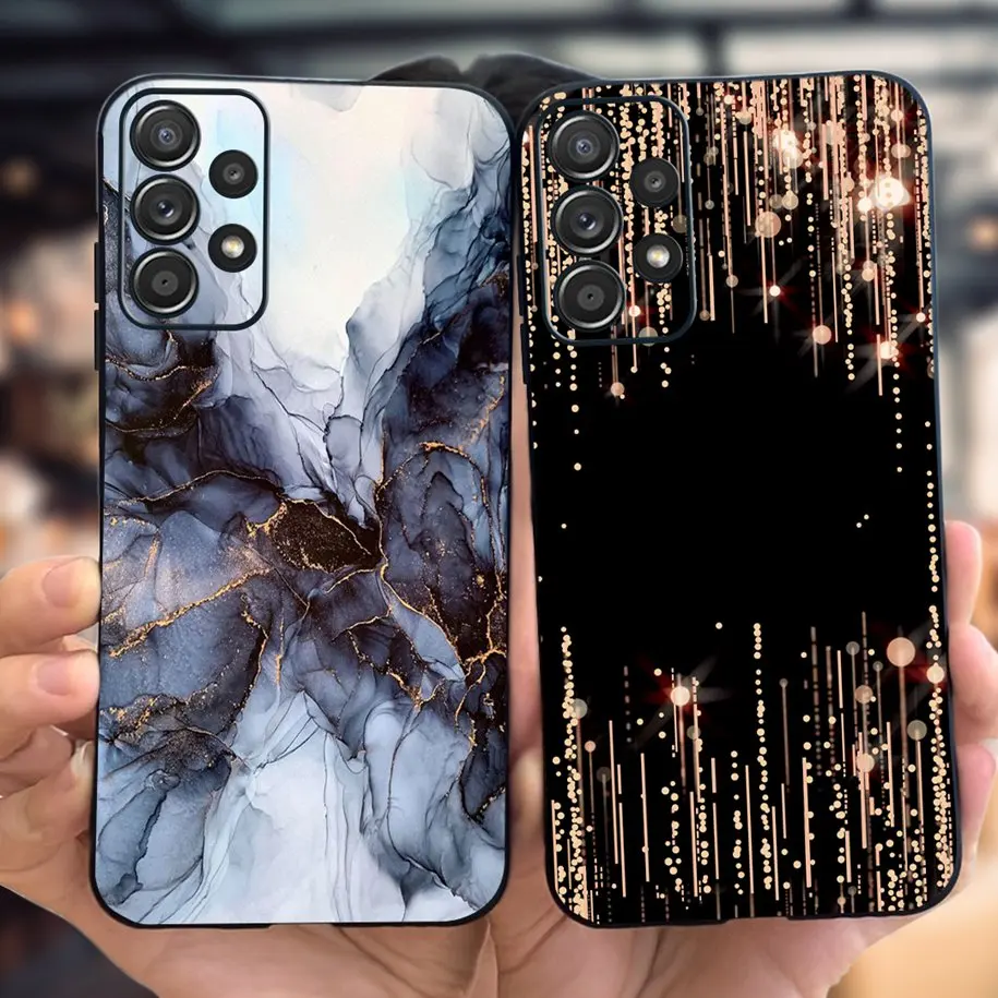 Чехол для Samsung Galaxy A13 A23 4G женский модный чехол с Цветочным Рисунком бабочки мягкий