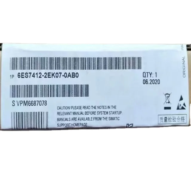 6ES7412-2XK07-0AB0 Бесплатная доставка точечные товары Быстрая 6ES74122XK070AB0